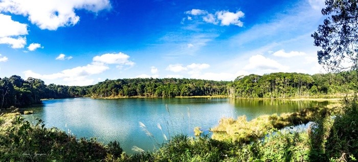 How beautiful is the heart of Toong Dam Kon Tum lake!
