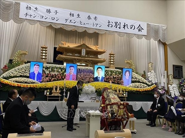 Funeral held in Japan s prefecture for two Vietnamese victims in landslide