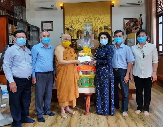 HCMC leaders praises Buddhism’s contribution to society in different fields