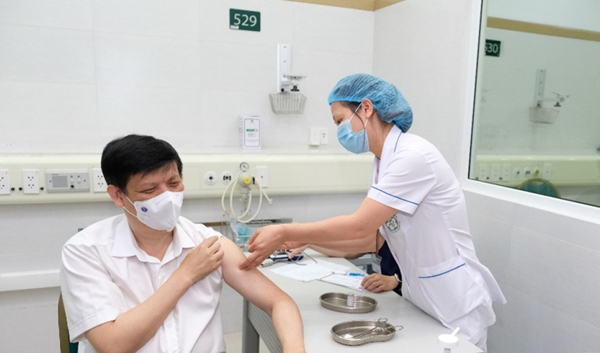 Health Minister gets AstraZeneca COVID-19 vaccine shot