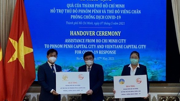 Ho Chi Minh City supports Vientiane, Phnom Penh in COVID-19 control