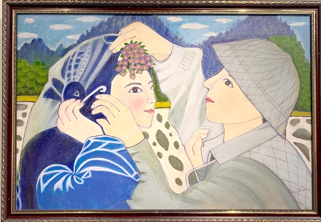 Retired teacher debuts paintings