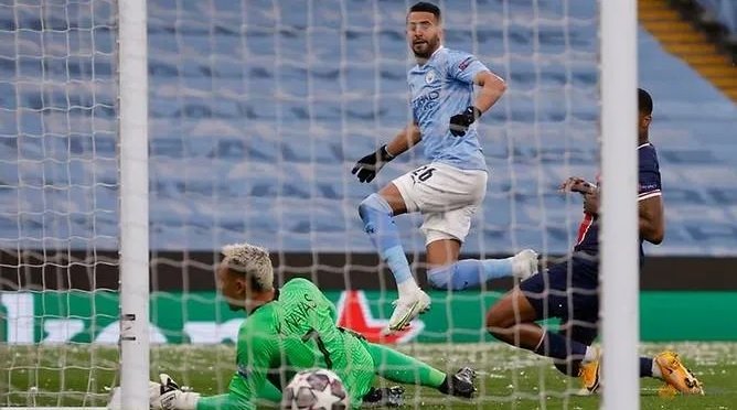 Football: Mahrez double fires Man City into Champions League final