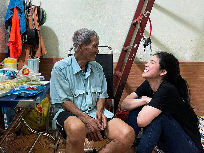 The girl “asked” for VND 4 billion to help the poor