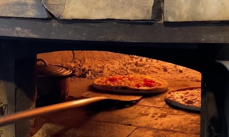Check out H mong sausage pizza in Sa Pa