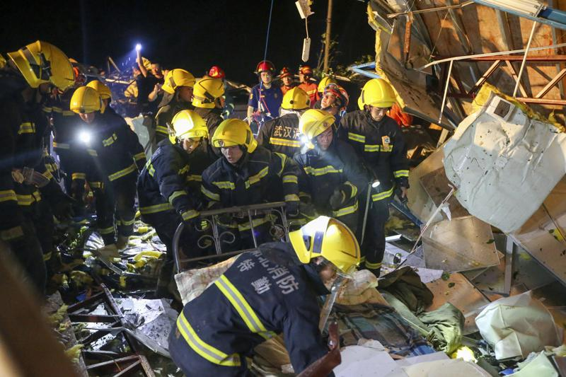Tornadoes rip through Chinese provinces killing 12 and injuring hundreds