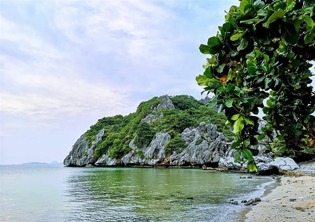 An island paradise in the South