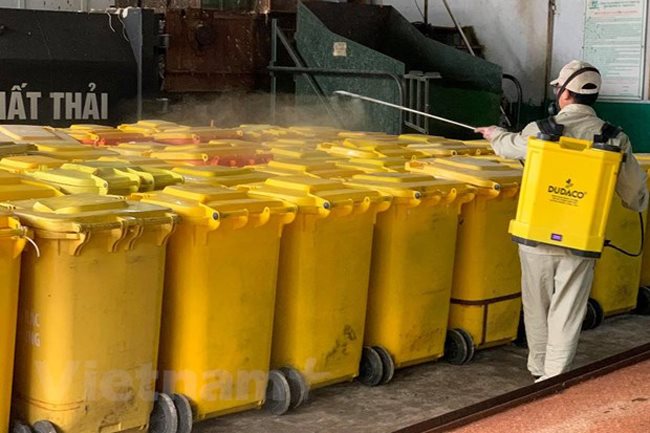 Covid-19-related waste volume in HCMC surges