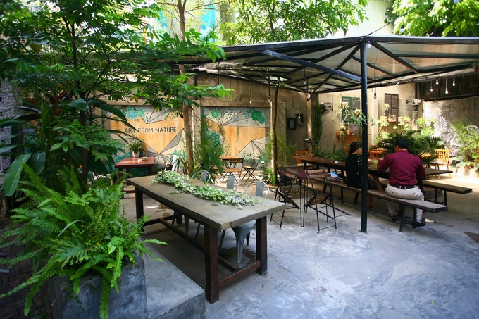 Green coffee shop in the center of Hanoi » Breaking News, Latest World News  Updates - VietReader Viet Nam