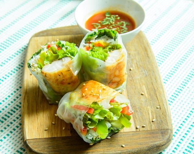 Tired of sweating over the stove Try this almost no cook summer rolls video