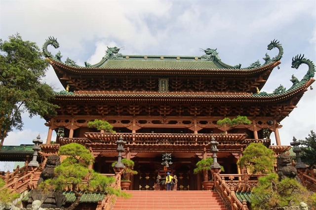 Minh Thành, a peaceful and unique pagoda in a mountainous city