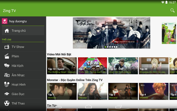 Top 10 video-watching apps on a trusted phone