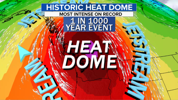 What Causes Unprecedented Heatwave in the Pacific Northwest