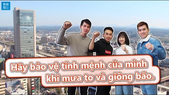 Vietnamese in Japan help create disaster awareness videos