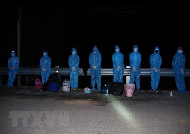 Several Vietnamese arriving from Cambodia illegally test positive for Covid