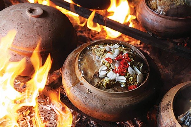 Signature fish dish in northern village