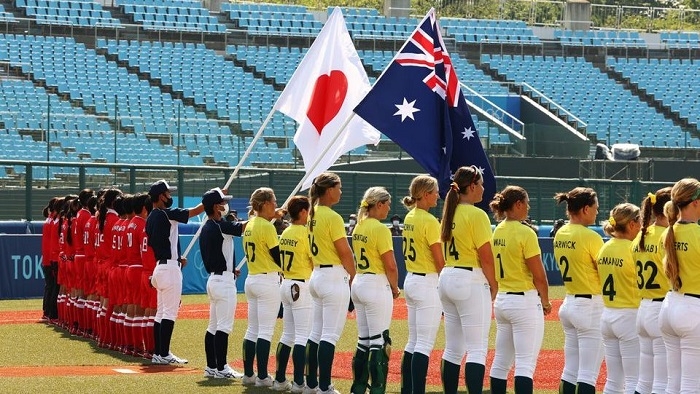 Softball-2020 Games begin as Japan, Australia take the field