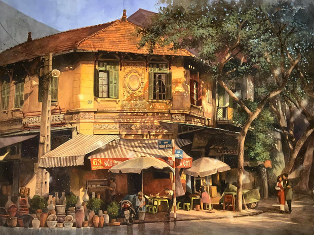 The most pervasive Hanoi paintings at the moment: A beautiful capital sobbing through the perspective of the people of Saigon