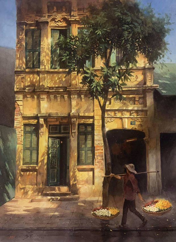 The most pervasive Hanoi paintings at the moment: A beautiful capital ...