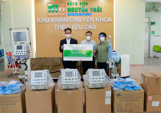 VCF provides medical equipment for Covid treatment hospitals