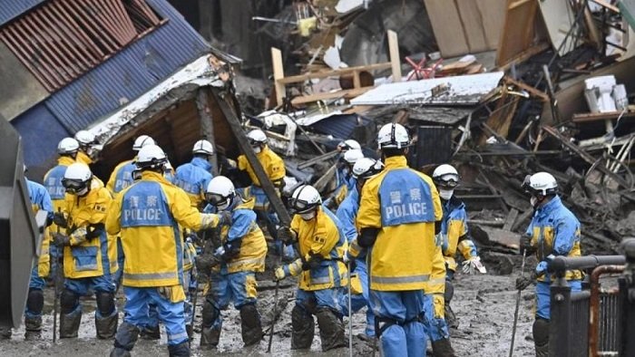 Eighty missing after Japan landslide, search races time, weather