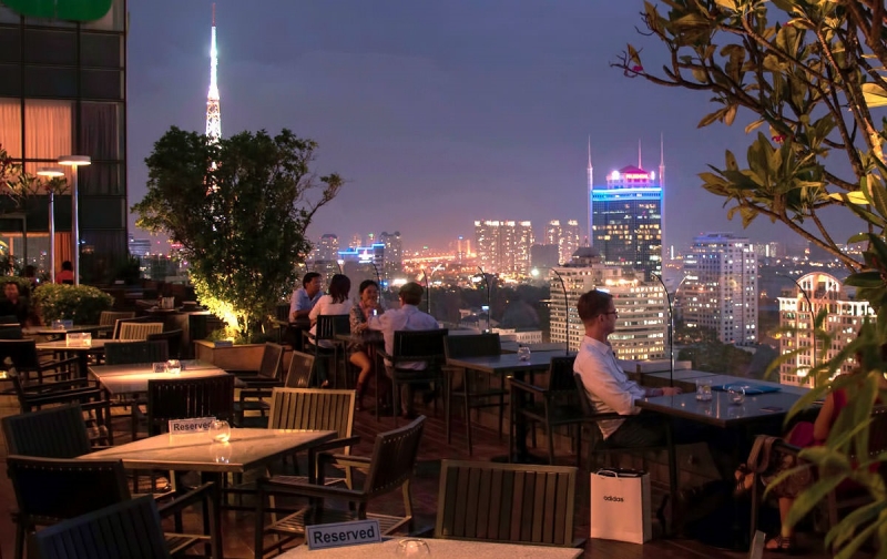 9 restaurants with the most beautiful outdoor space in the Ho Chi Minh city