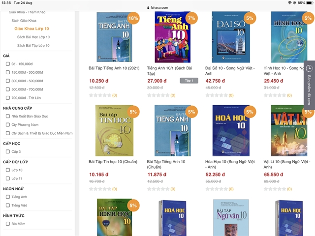 Parents shop for back-to-school supplies online