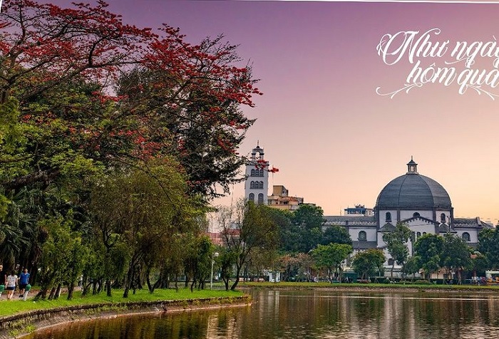 There is a peaceful Vi Xuyen lake in the heart of Thanh Nam city!