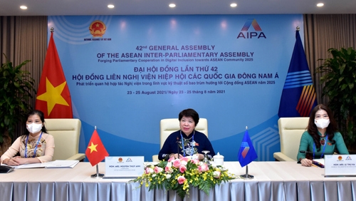 AIPA female parliamentarians promote women empowerment post COVID-19