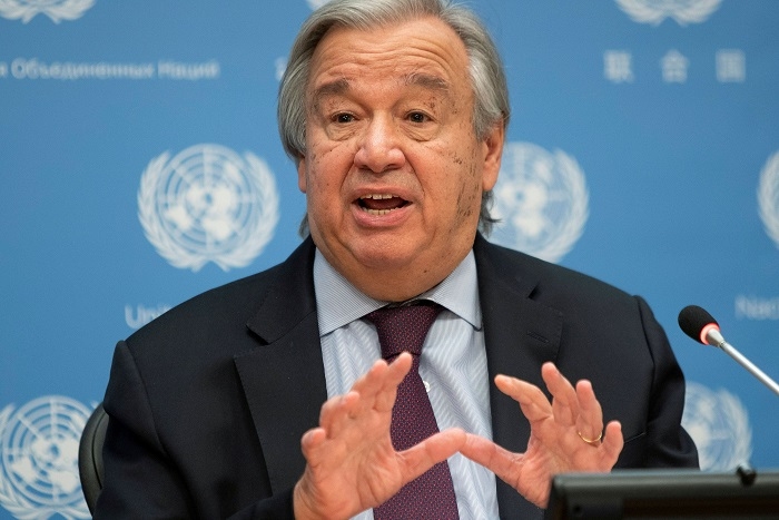 U.N. chief urges Taliban restraint, is concerned about women, girls