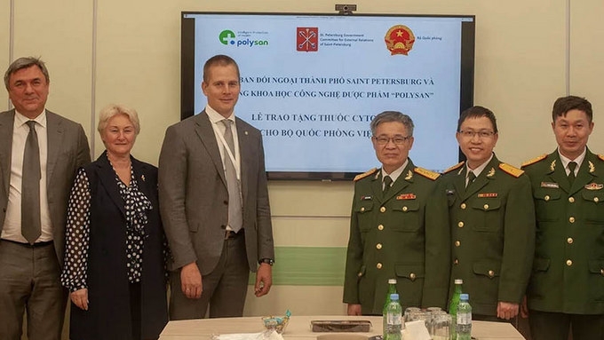 Saint Petersburg donates COVID-19 treatment drugs to Vietnam