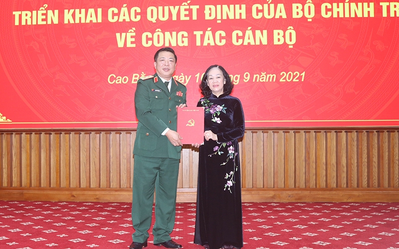 Tran Hong Minh assigned as Secretary of Cao Bang Provincial Party Committee