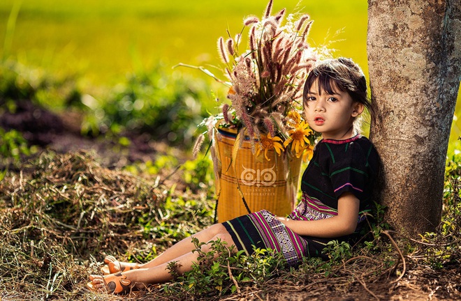 The set of pictures of the girl with “Pleiku eyes” caused a “fever” in the online community