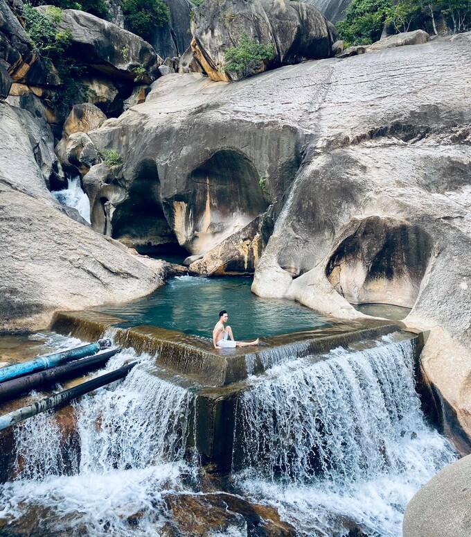The stream with three lakes in Ninh Thuan