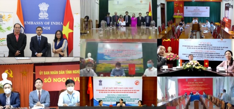 India signs MoU for quick impact projects with eight Vietnamese provinces