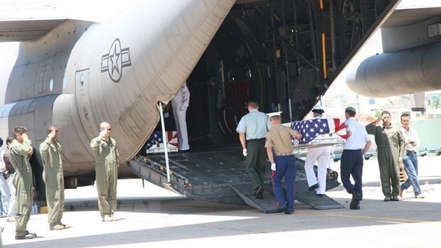 Remains of US servicemen repatriated