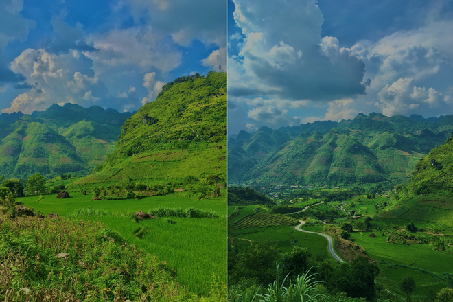 The village in Ha Giang is peaceful through the lens of a Saigon girl
