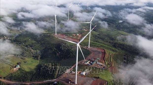 Dak Nong: Two wind power projects connected to national grid