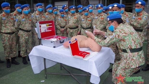 Additional training for level-2 field hospital No.4 opens