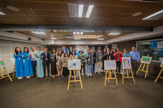 Exhibition of disadvantaged children's paintings held in Hà Nội