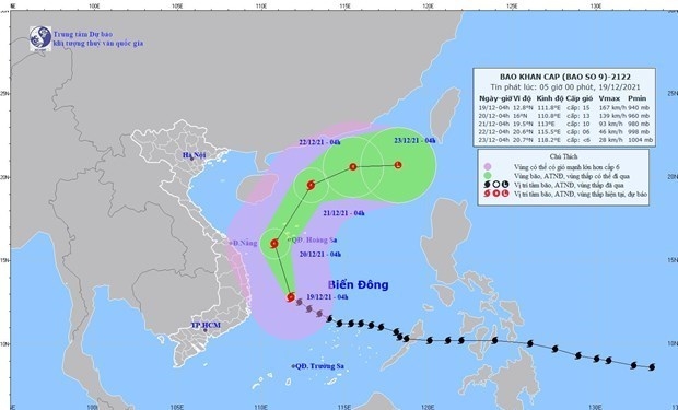 Coastal localities brace for super typhoon Rai » Vietnam News - Latest ...