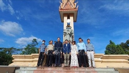 Vietnamese war martyrs commemorated in Cambodian provinces