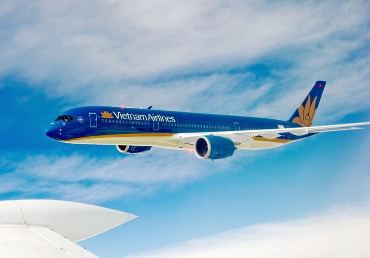What happened with the flight to Vietnam from Japan, which faced security threat?