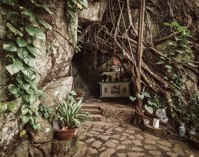 Our Lady’s Cave in Con Dao jungle