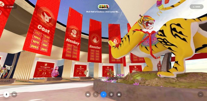 McDonald’s Celebrates Chinese New Year in The Metaverse