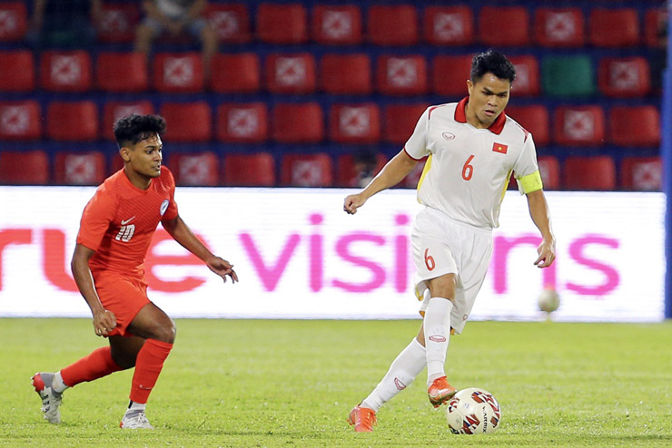 Crushing Singapore, U23 Vietnam takes the highest spot of Thailand
