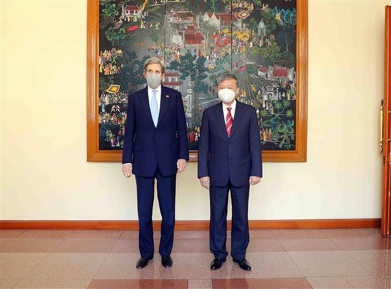 US to beef up climate change cooperation with Vietnam: Kerry
