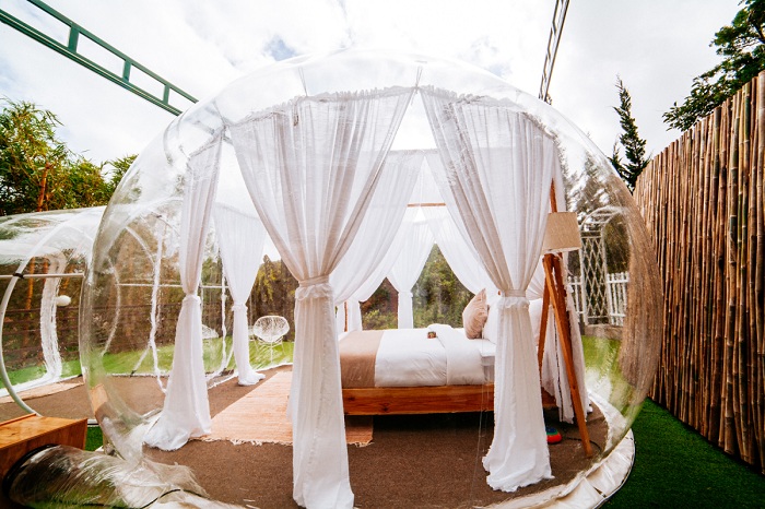 Be blown away by the beauty of bubble rooms in Vietnam that are hot on Instagram