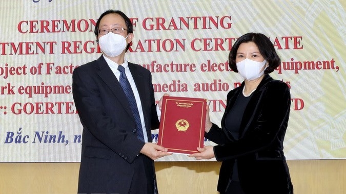 Electronics producer adds over 305 million USD in investment to Bac Ninh facility