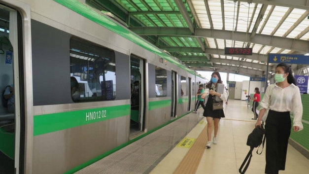 Number of passengers using Cat Linh-Ha Dong urban metrol line up 30 percent